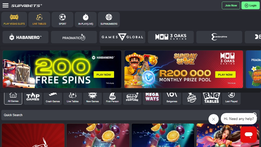 SUPABETS Casino